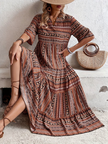 WesternLove Painted Motion Shift Dress