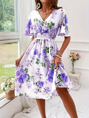 WesternLove TwirlTide Print Dress