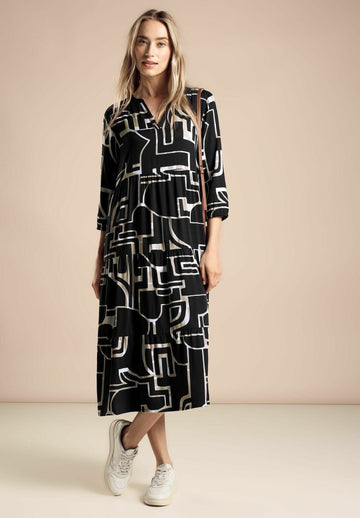 WesternLove Abstract Midi Dress