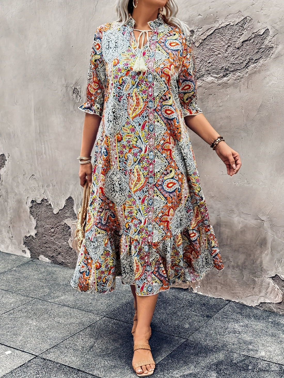 WesternLove ColorPlay Curve Dress