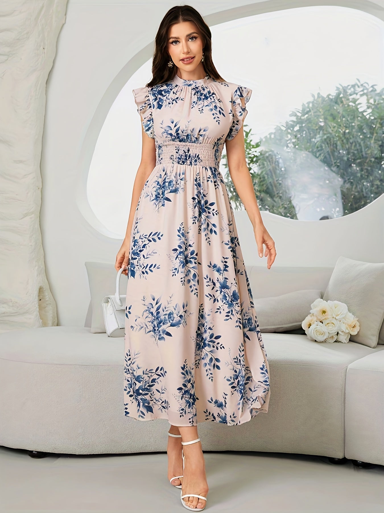 WesternLove Artline Flowy Halter Dress