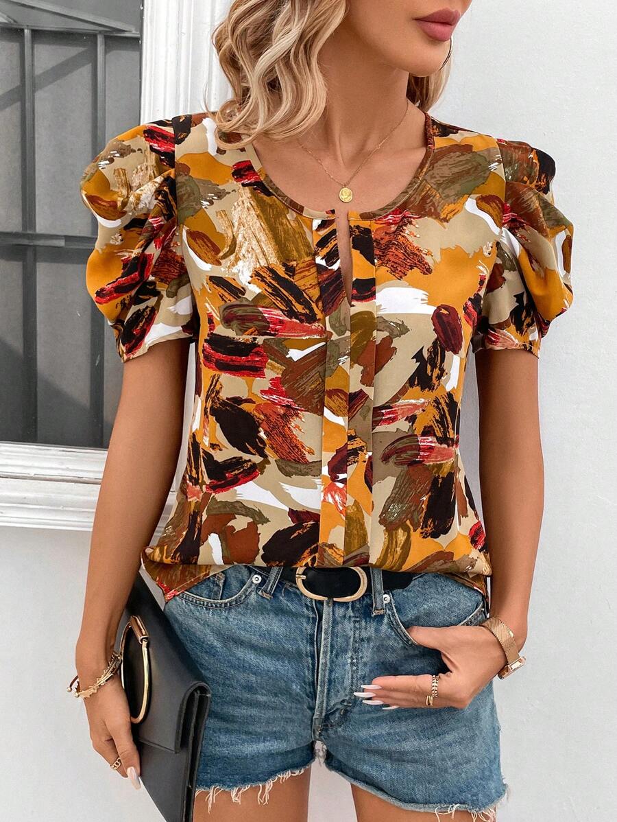 WesternLove Trendy Women's Western Top with Artistic Vibes