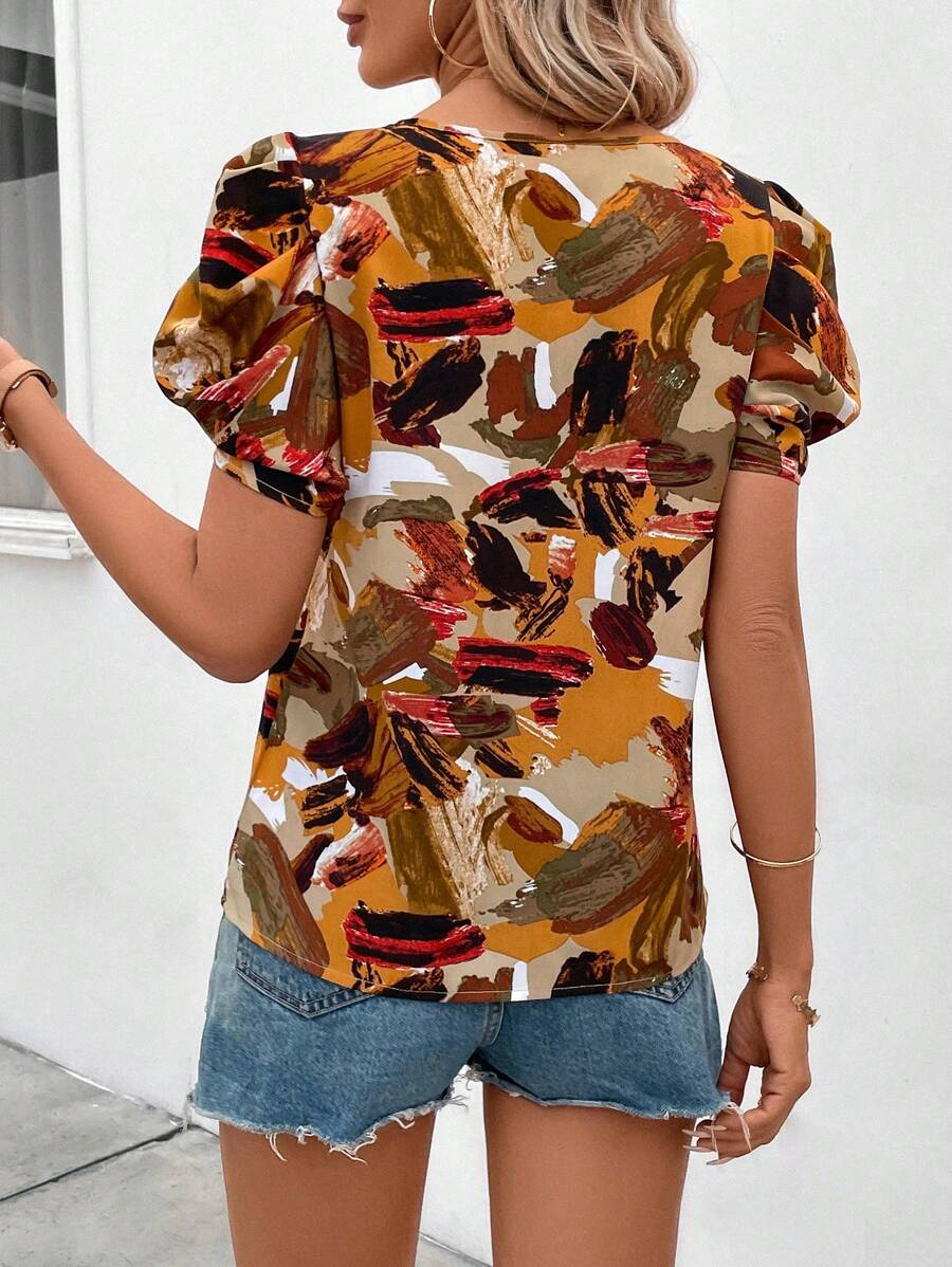 WesternLove Trendy Women's Western Top with Artistic Vibes