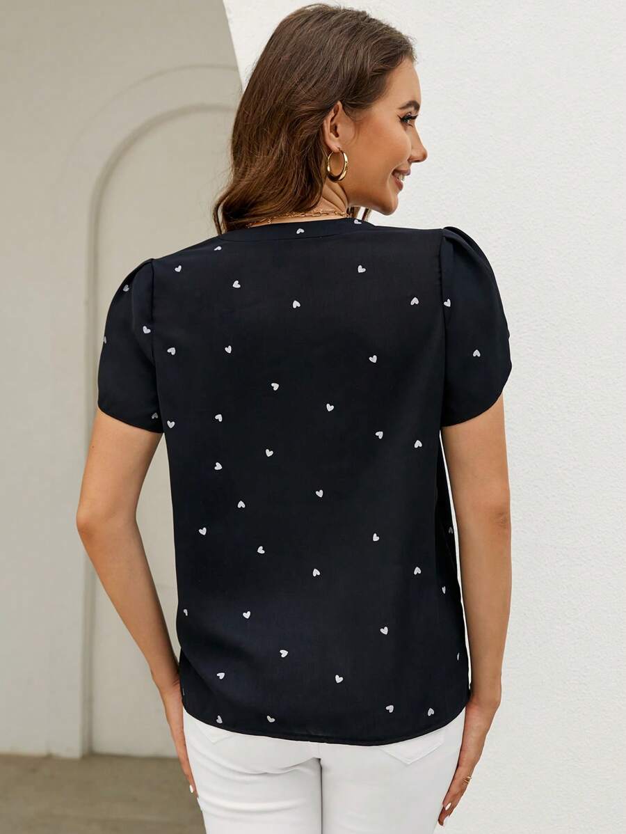 Western Love Black Everyday Wear Top for Women